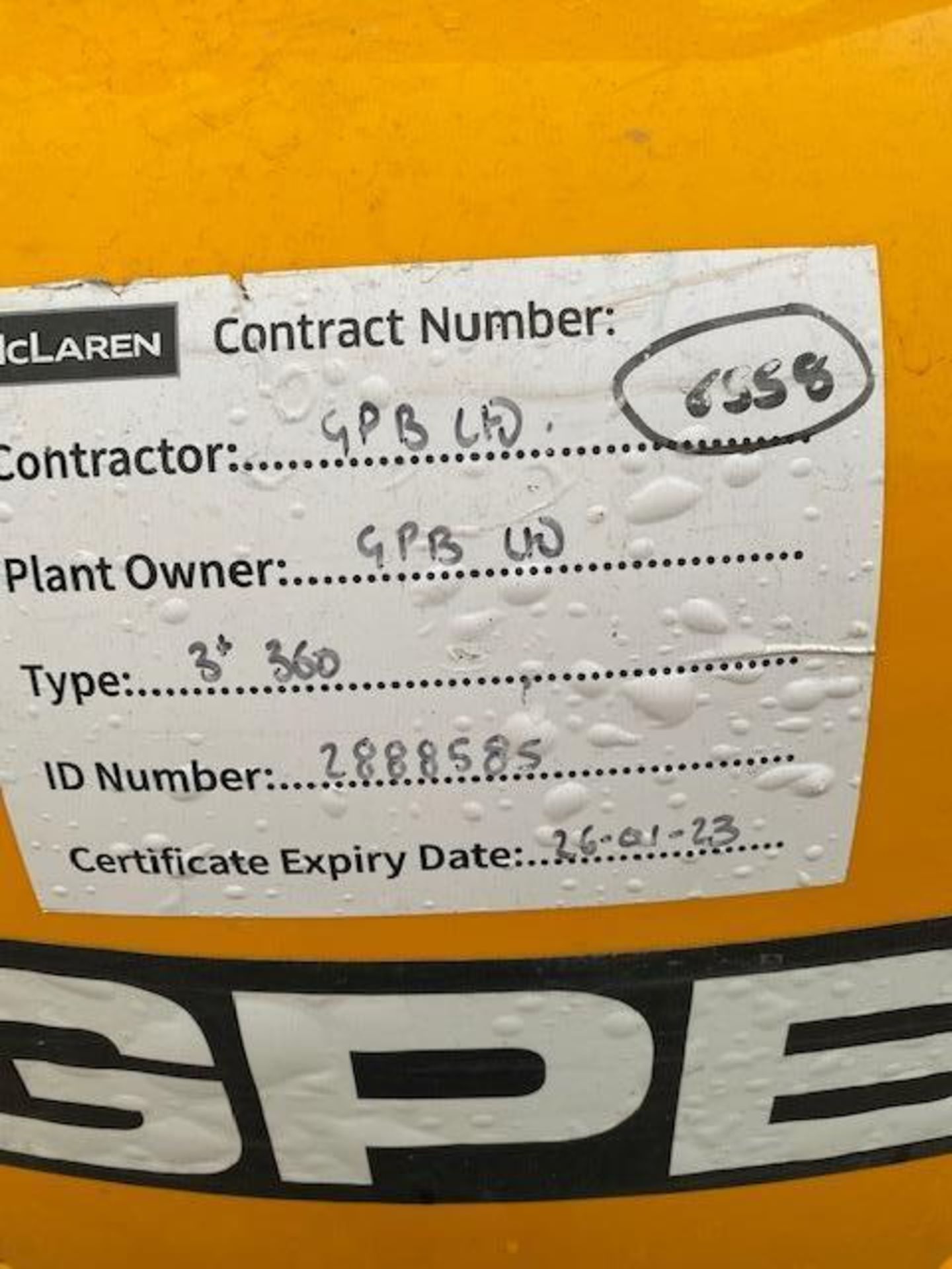 JCB 8026 3T 3 ton excavator (E37) (2021) - Image 6 of 14