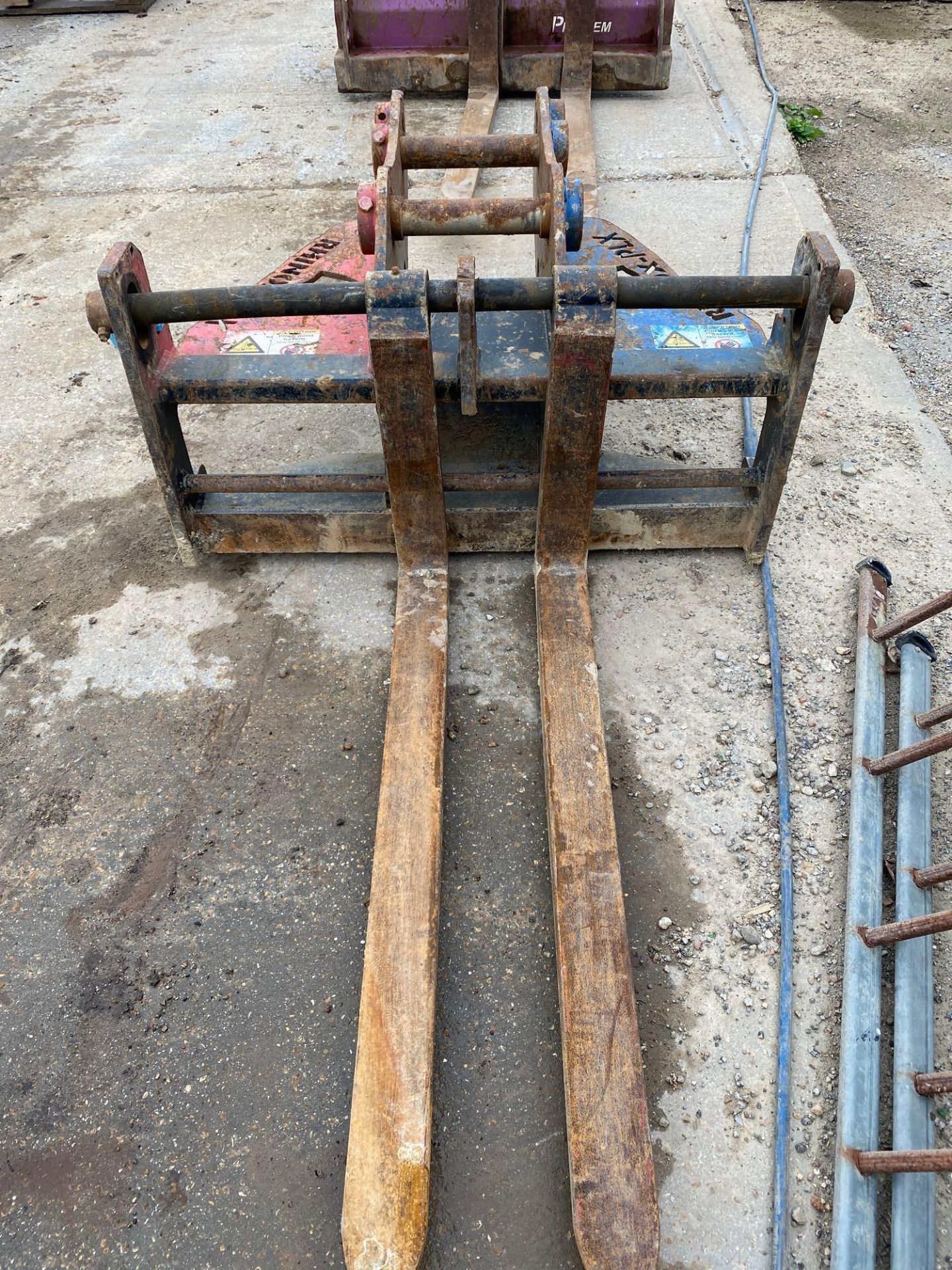 Rhinox PLX excavator forklift attachment - Image 2 of 4