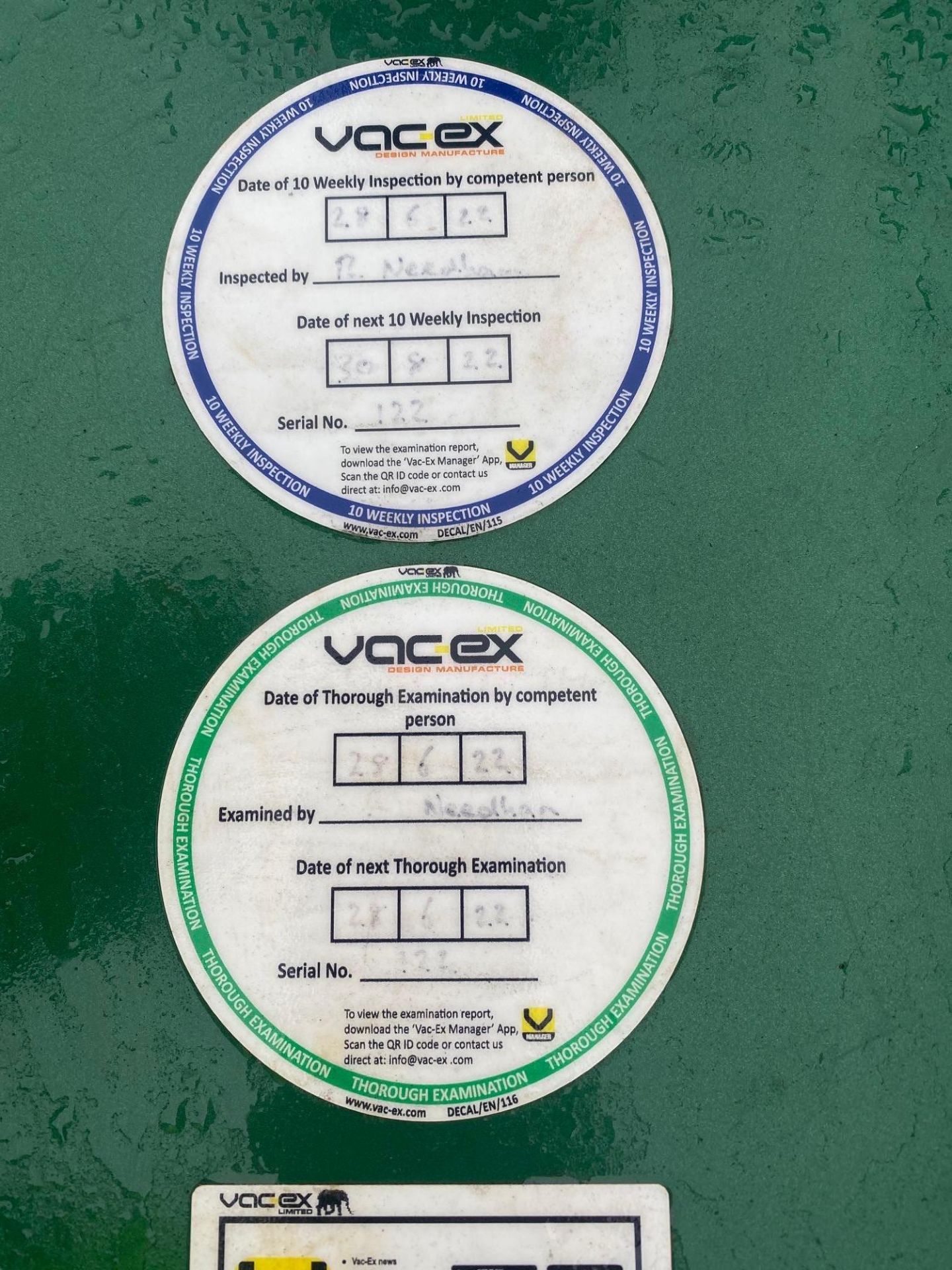 Vacex Air-Vac c/w dig hoses (June 2022) - Image 4 of 6