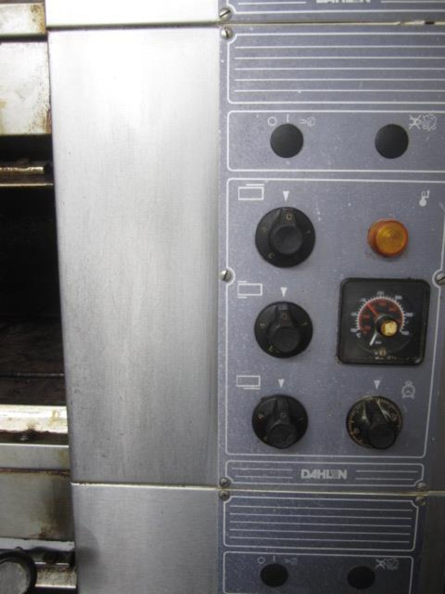 Dahlen stainless steel commercial 4 deck oven, 56" deck width, approx. overall size: 1950mm x 2010mm - Image 6 of 7