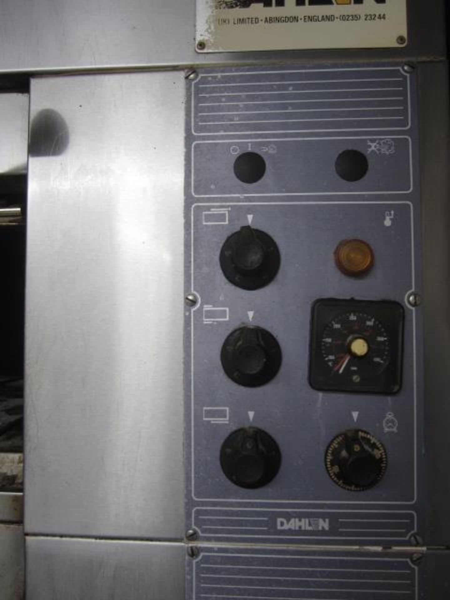 Dahlen stainless steel commercial 4 deck oven, 56" deck width, approx. overall size: 1950mm x 2010mm - Image 5 of 7