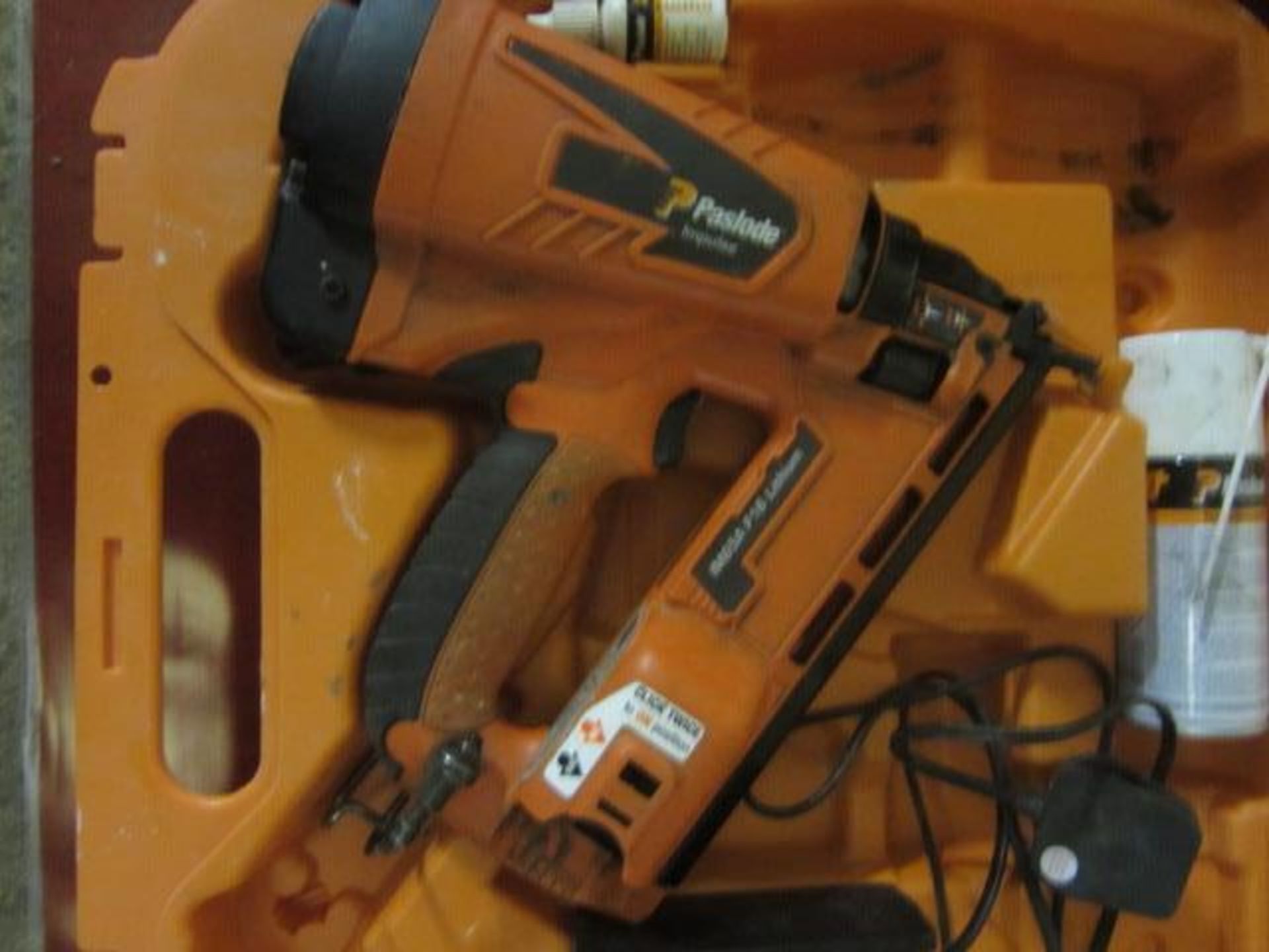 Paslode IM65A-F16 cordless second fix nail gun, 1 x charger, 1 x battery ** Located: Stoneford Farm, - Image 2 of 2