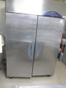 Williams double door upright freezer, approx. size: 1400mm x 950mm x 2100mm - out of commission, for