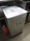 Grundybin mobile flour bins, 420mm x 420mm x 750mm **Located: Puddy Mark Café, High Street,