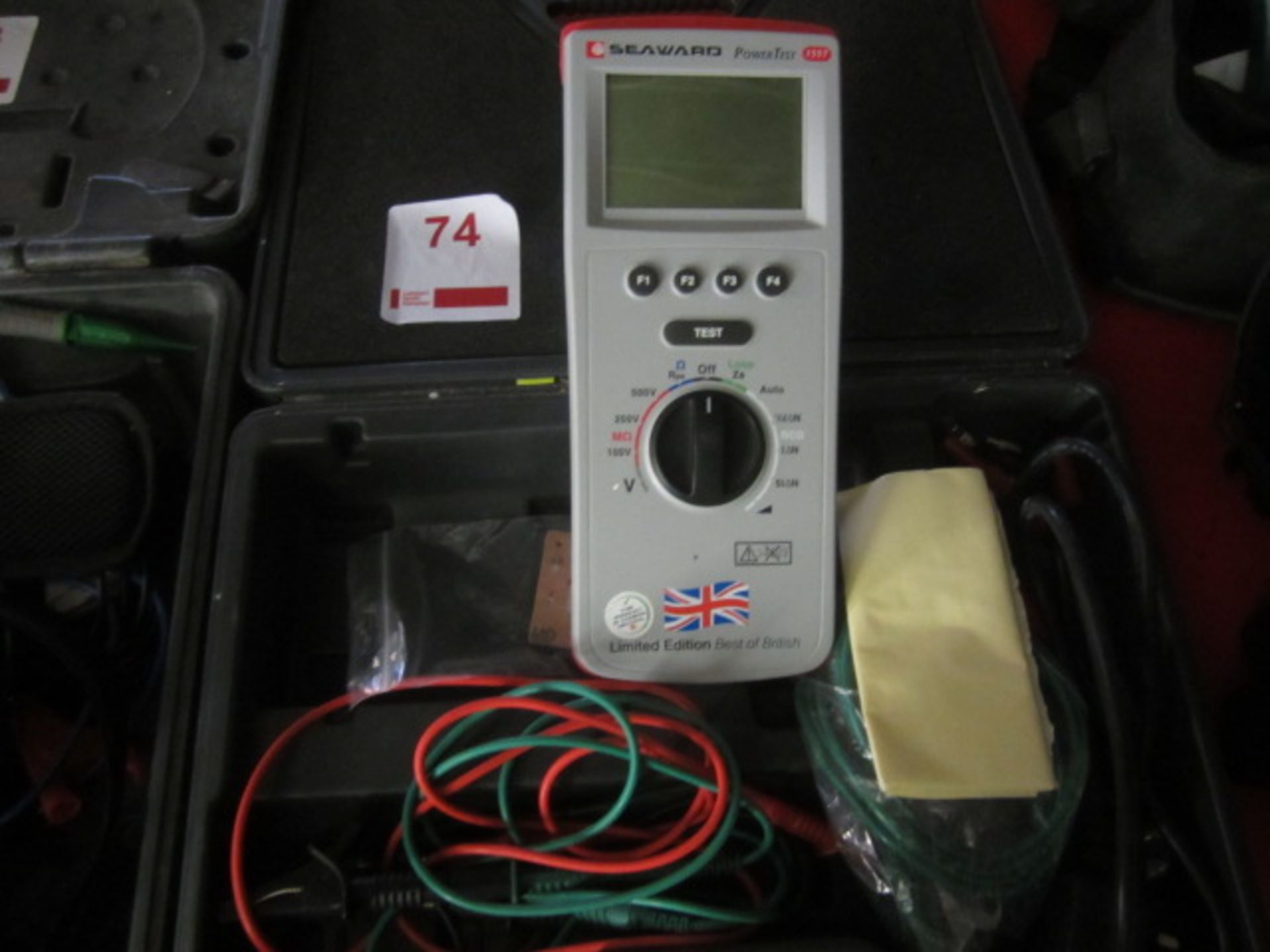 Seaward Powertest 1557 Mutli function installation tester with associated cables ** Located: