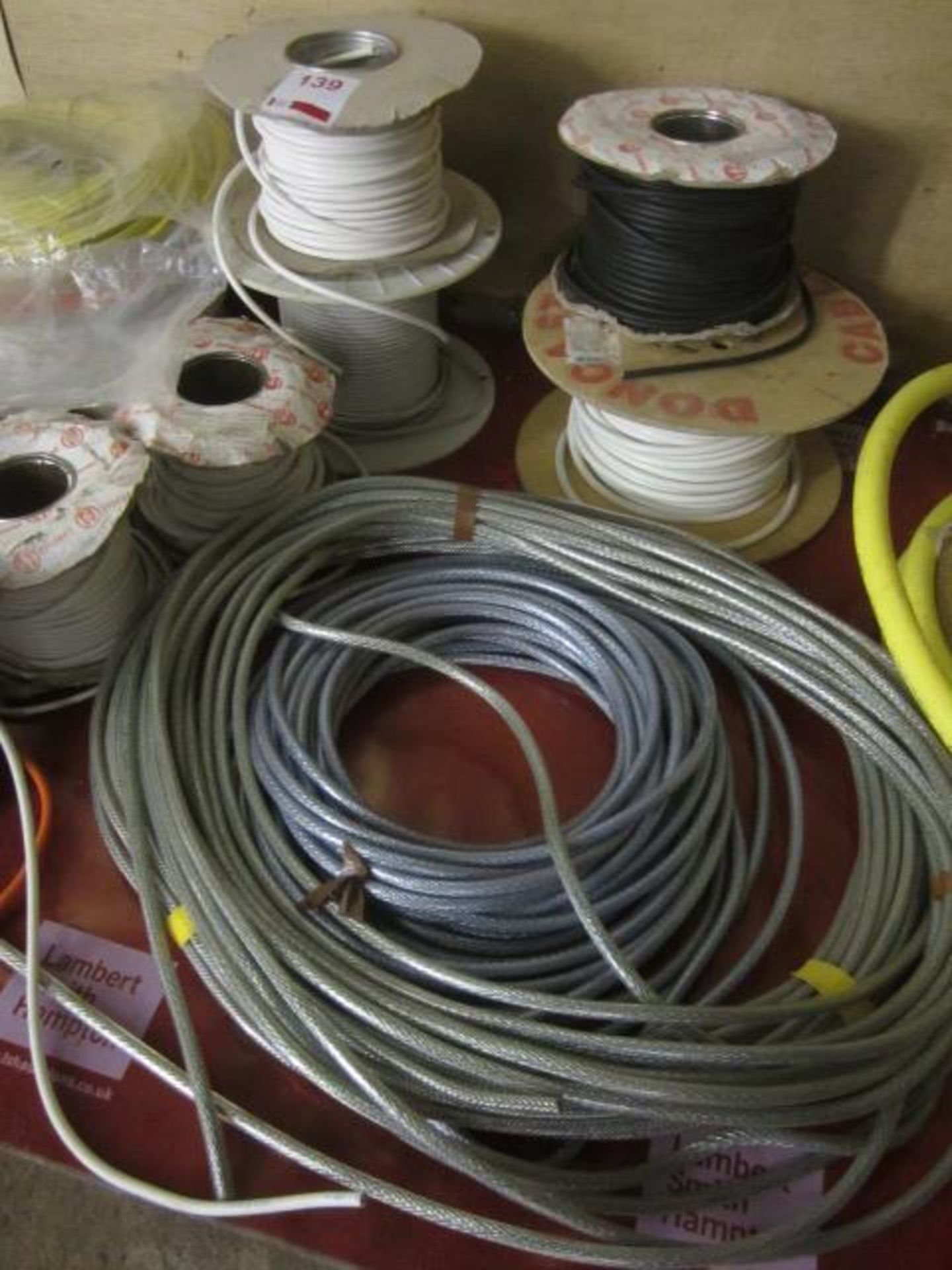 Quantity of various part reeled electrical cable, as lotted ** Located: Stoneford Farm, Steamalong - Image 3 of 3