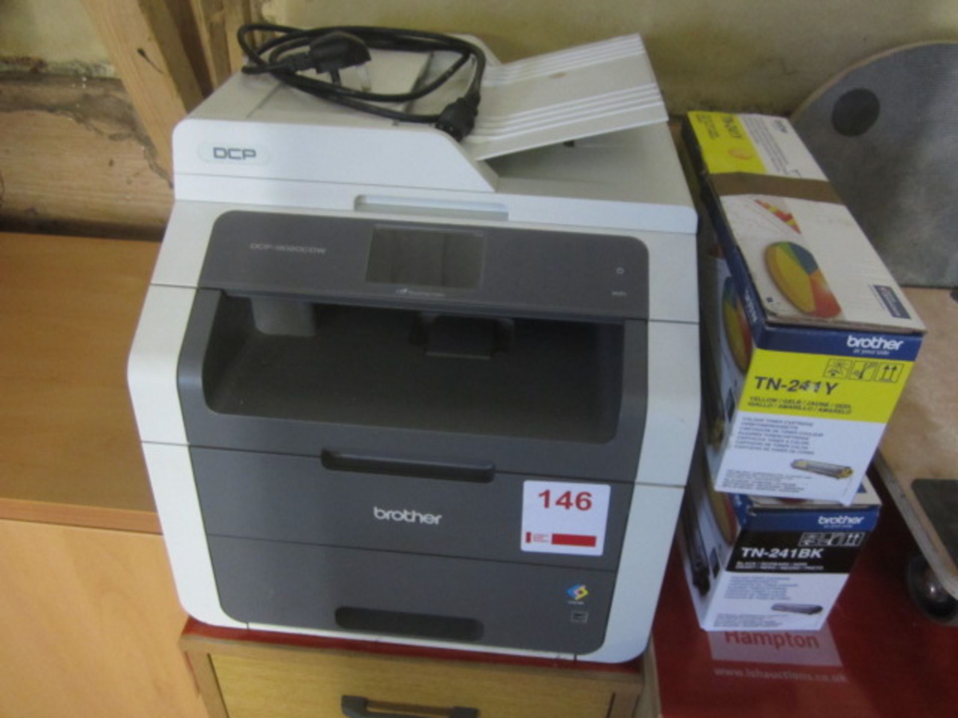 Brother DCP-9020CDW printer and cartridges ** Located: Stoneford Farm, Steamalong Road, Isle