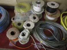 Quantity of various part reeled electrical cable, as lotted ** Located: Stoneford Farm, Steamalong