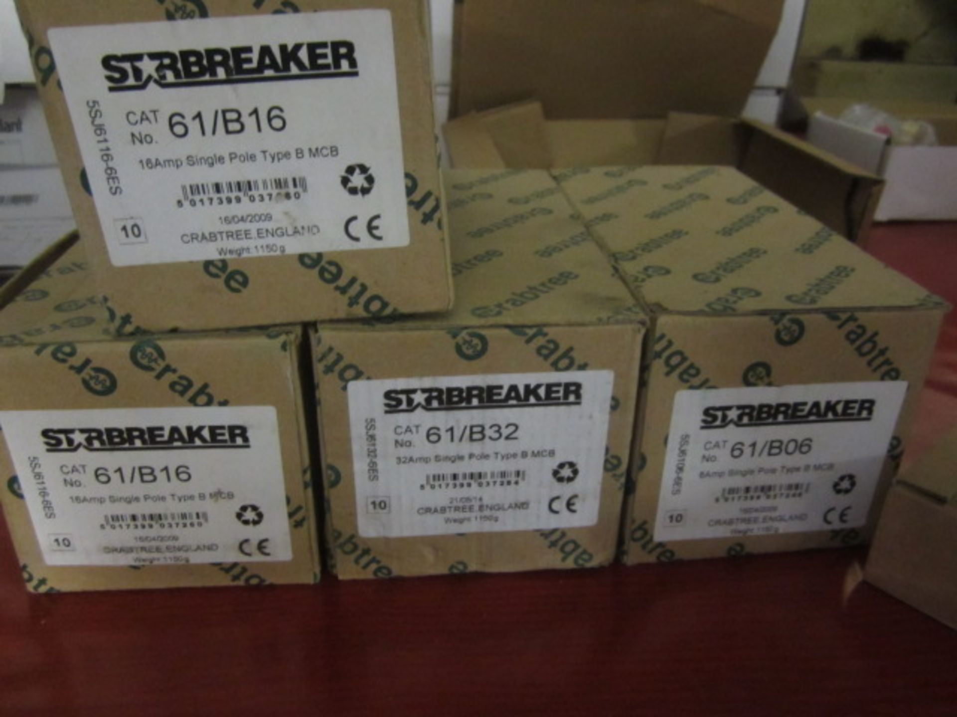 Four various boxes of circuit breakers ** Located: Stoneford Farm, Steamalong Road, Isle Abbotts, Nr - Image 3 of 3