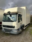 Leyland DAF 45.180 7.5 ton box lorry with tail lift Registration: PJ61 YPW Recorded mileage: TBC