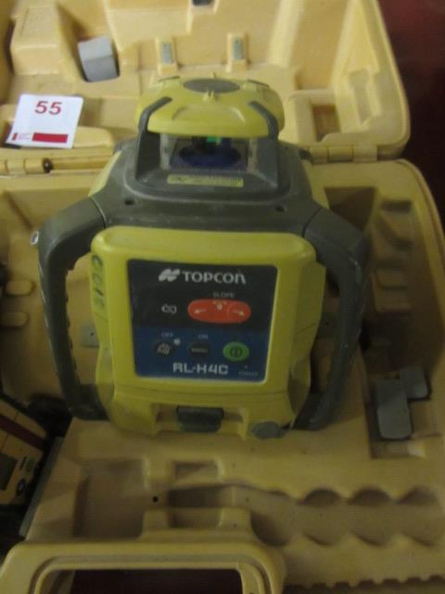 TopCom RL-H4C Class II laser level and receiver - working condition unknown ** Located: Stoneford - Image 2 of 3