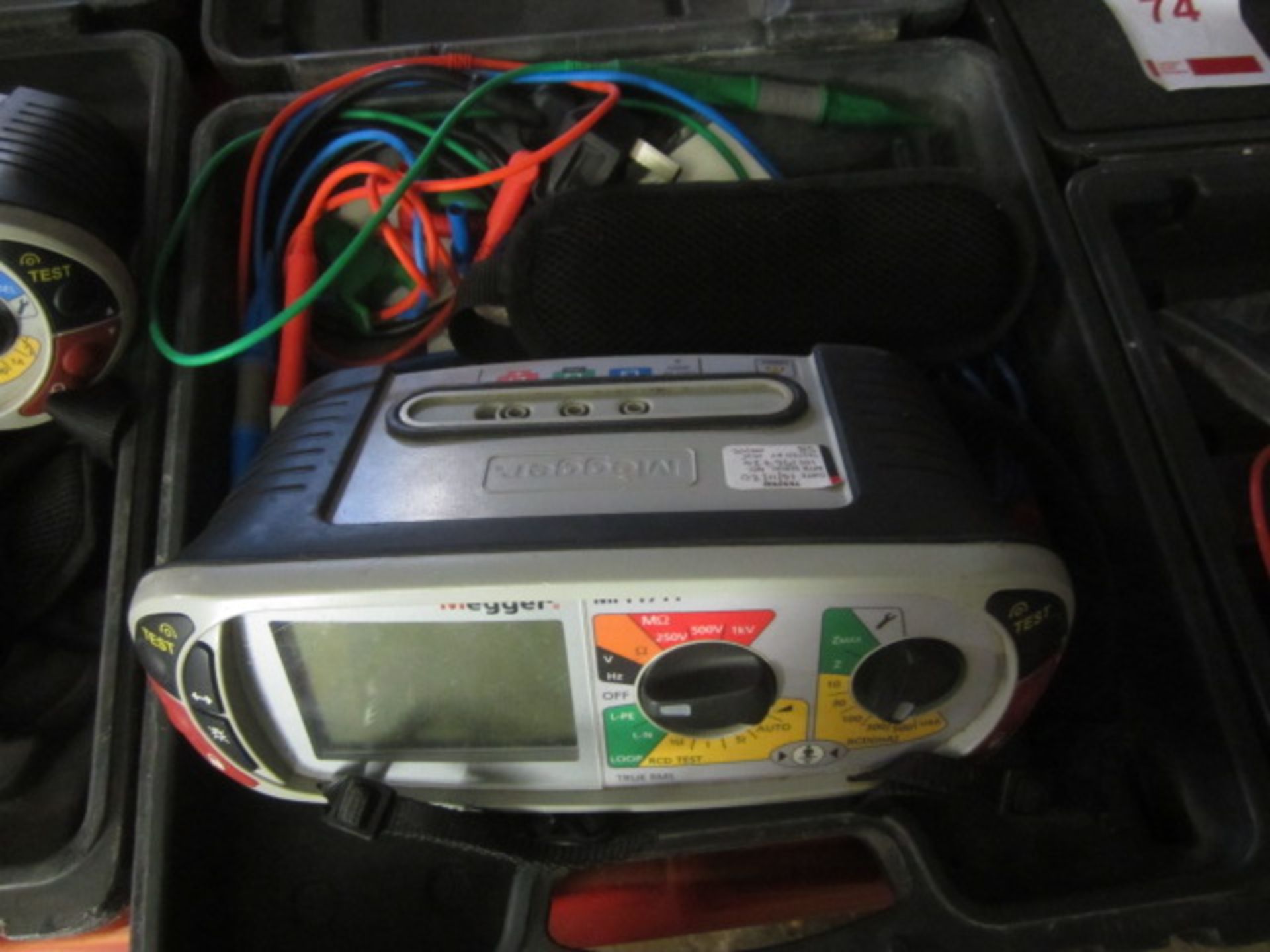 Megger MFT1711 electrical tester and associated cables ** Located: Stoneford Farm, Steamalong