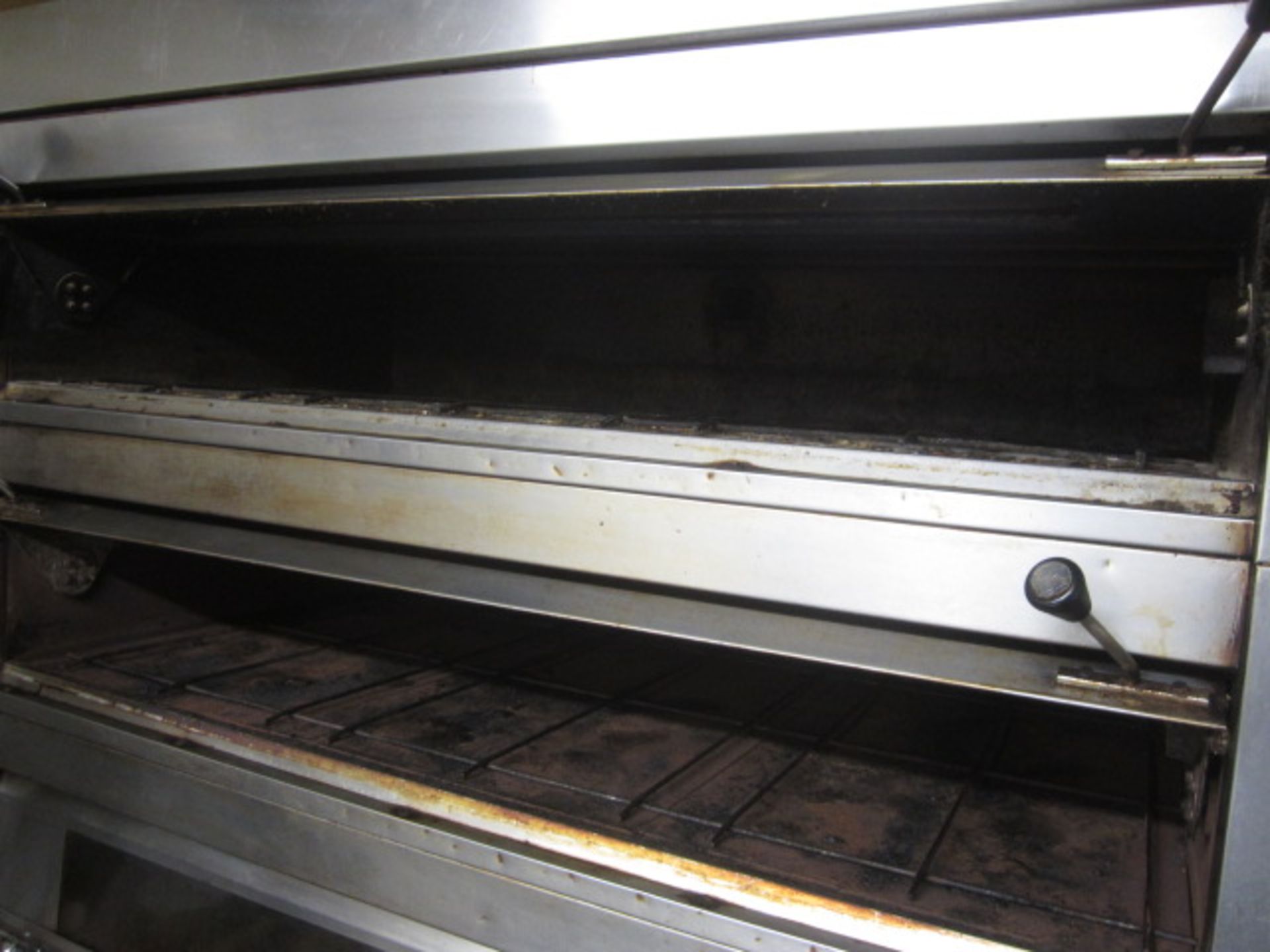 Dahlen stainless steel commercial 4 deck oven, 56" deck width, approx. overall size: 1950mm x 2010mm - Image 3 of 7