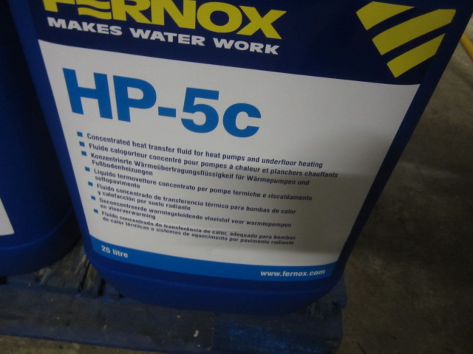 Three Fernox 25litre HP-5C concentrated heat transfer liquid ** Located: Stoneford Farm, - Image 2 of 2