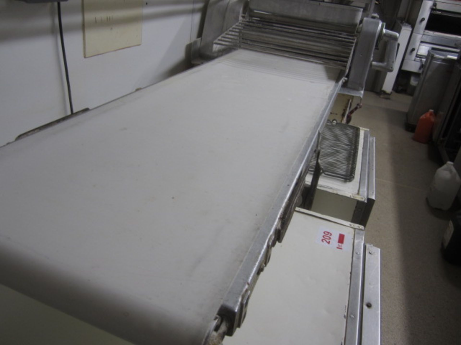 Machine Manufacturer Company pastry brake / dough sheeter, approx. length 3.2m with table **Located: - Image 3 of 7