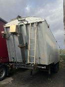 kel-berg tri-axle aluminium body bulk tipping trailer with weighing system VIN: SKBT40D317KE13381