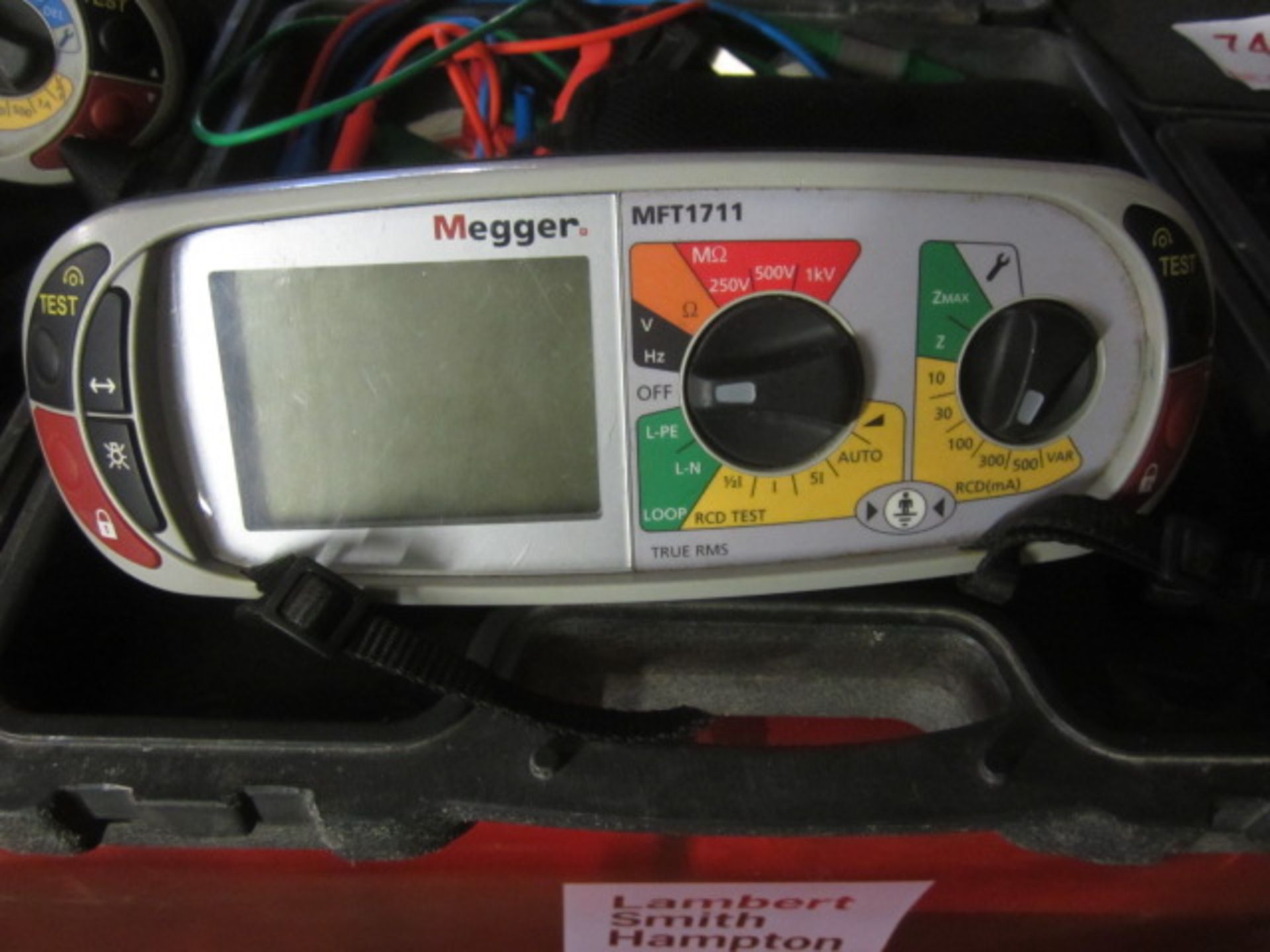 Megger MFT1711 electrical tester and associated cables ** Located: Stoneford Farm, Steamalong - Image 2 of 2