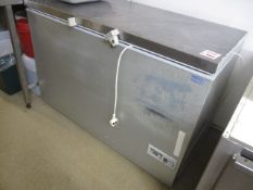 Chest freezer, 600mm x 1270mm x 850mm **Located: Puddy Mark Café, High Street, Street, Somerset,