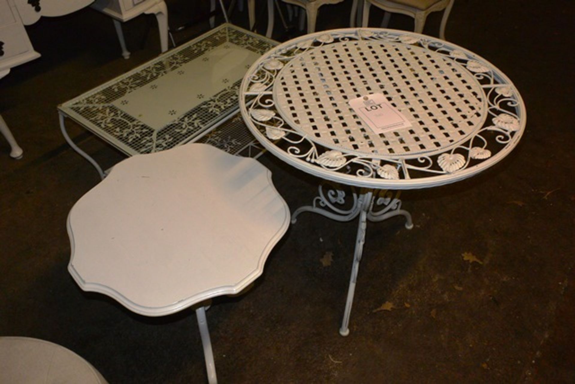 Three various tables ** Located: Stoneford Farm, Steamalong Road, Isle Abbotts, Nr Taunton TA3