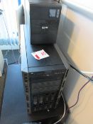 Dell PowerEdge T330 server, Eton 5SC 750 UPS, Compaq flat screen monitor