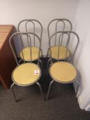 Four matching dining chairs