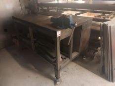 Steel welded workbench with fitted Perfect vice