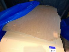 Large quantity of assorted carboard packing, to 2 x pallets