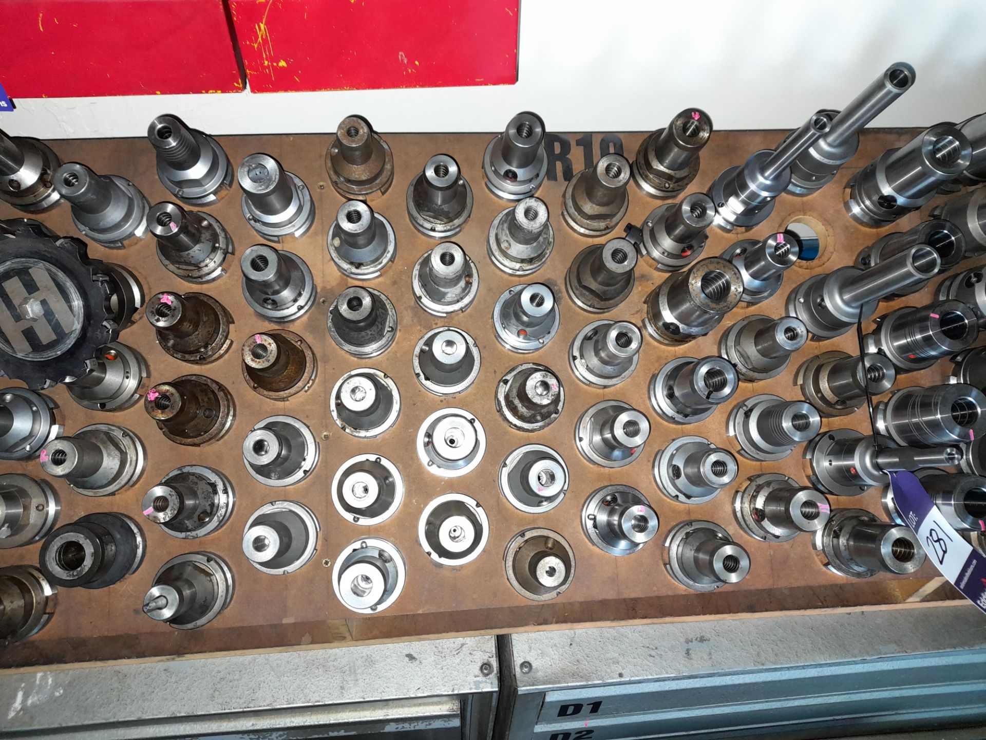 Approximately 120 x BT40 extension CNC tool holders, to rack - Image 3 of 4
