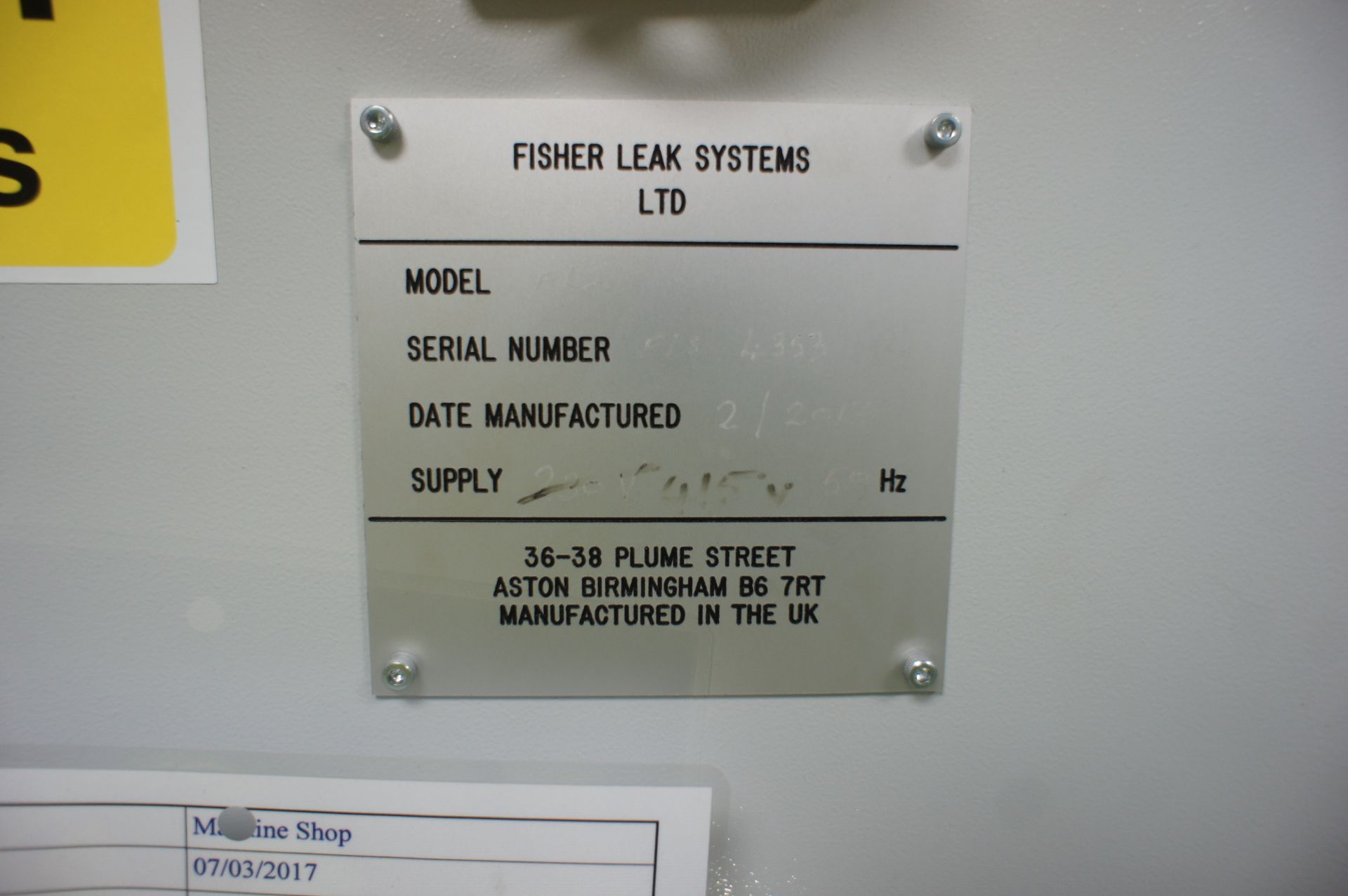 Fisher Pressure Test System - Image 4 of 6