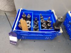 Assortment of hydraulic clamp cylinders, to crate