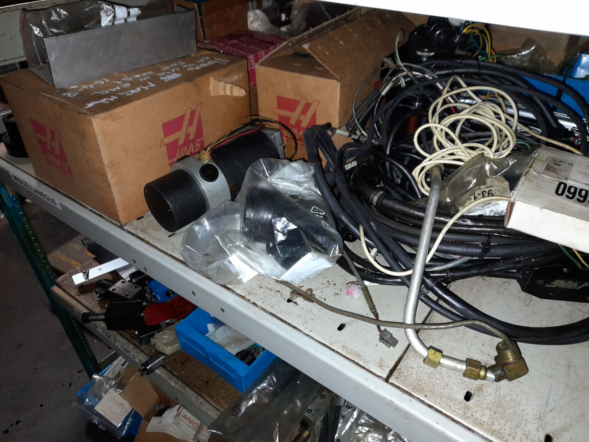 Contents to bay of shelving, to include various CNC mechanical and electrical components - Image 9 of 12