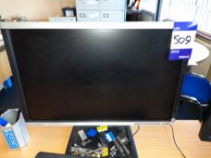 HP Compaq LA2205wg monitor, and Viewsonic VG223GSmh monitor, with keyboard