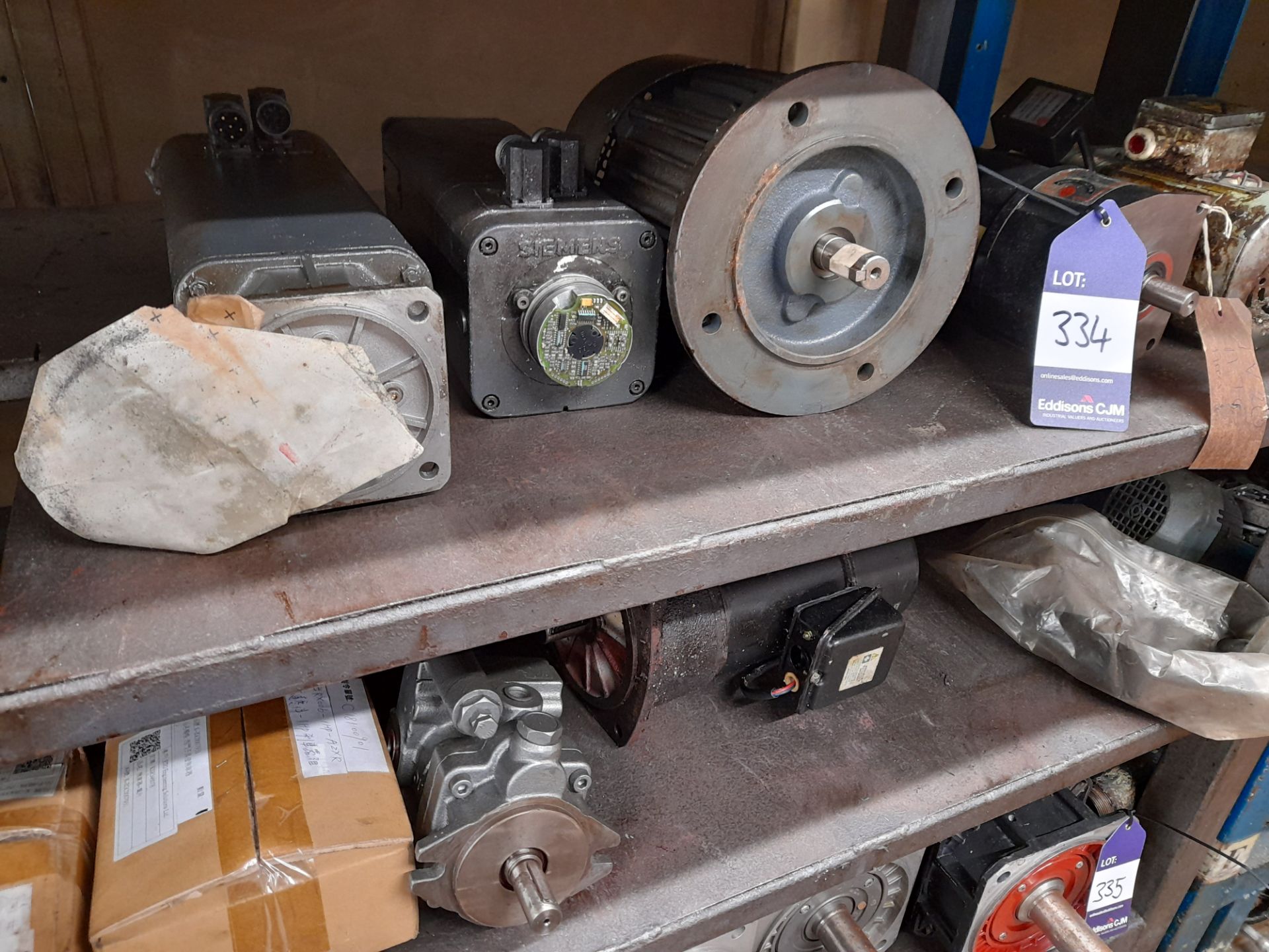 Large quantity of various electric motors, to shelf - Image 3 of 3