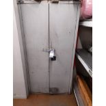 AC+NE 2 door metal cabinet (Approximately 1780 x 920 x 460) (Contents not included)