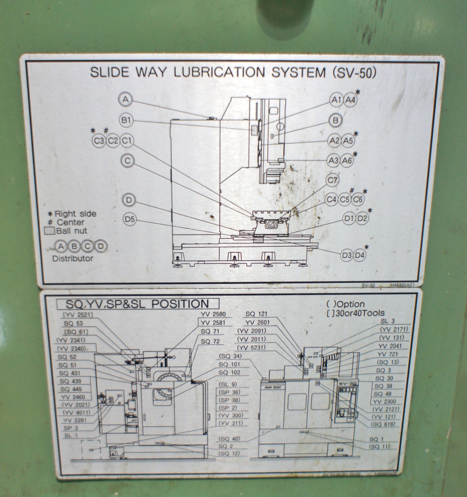 Mori-Seiki SV-50/40 Vertical Machining Centre - Image 7 of 11