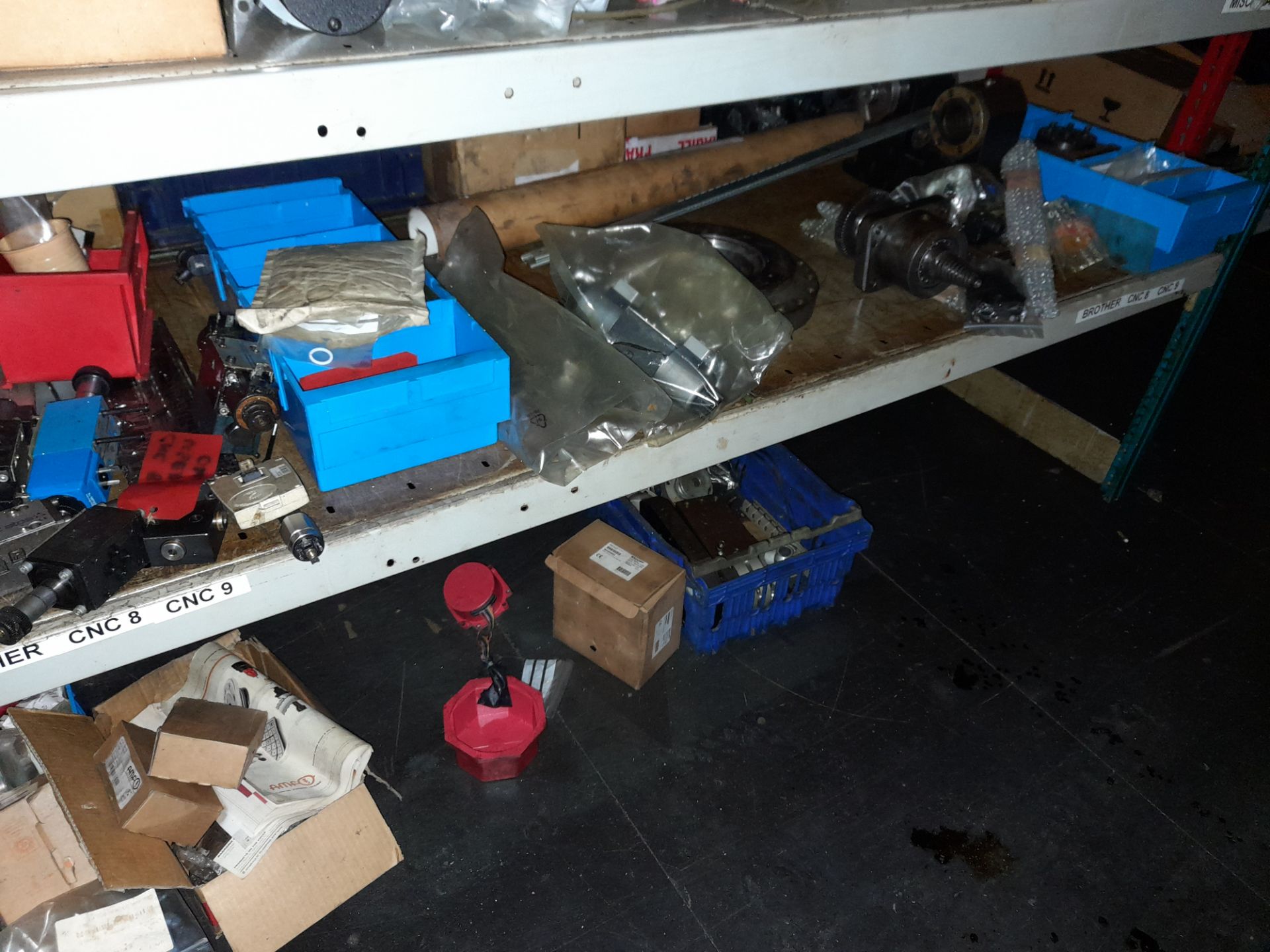 Contents to bay of shelving, to include various CNC mechanical and electrical components - Image 11 of 12