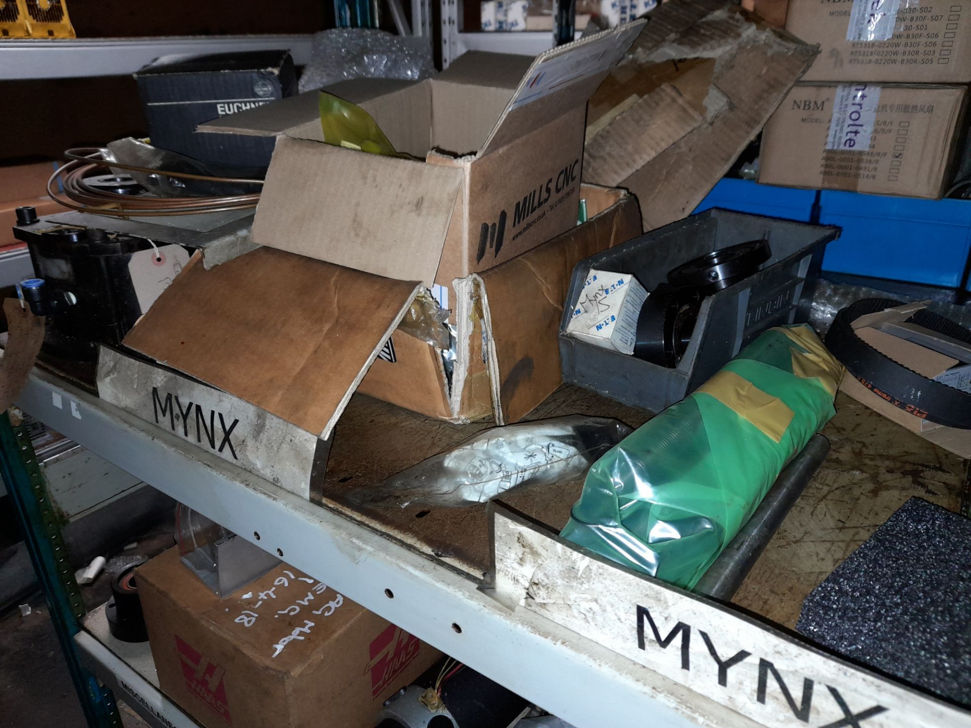 Contents to bay of shelving, to include various CNC mechanical and electrical components - Image 6 of 12