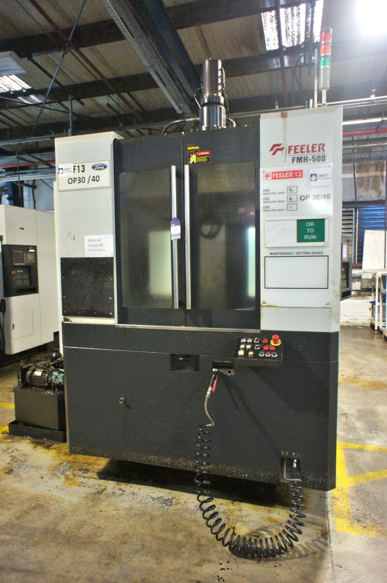 Feeler FMH-500 Horizontal Machining Center - Image 2 of 11