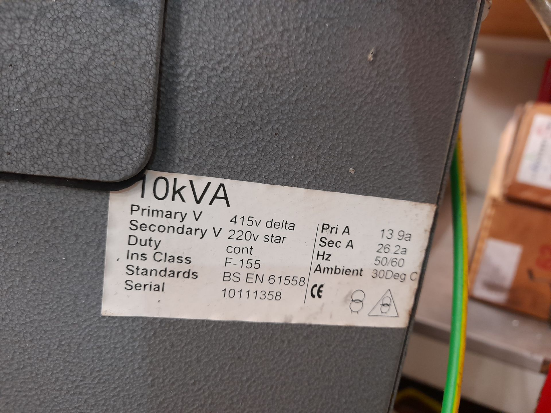 10kVA Transformer - Image 2 of 2