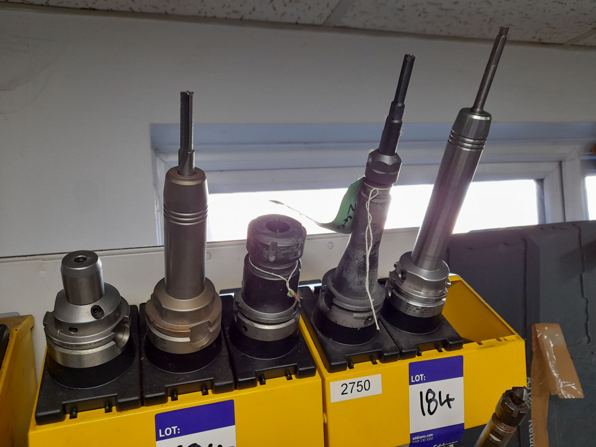 11 x Various HSK CNC tool holders, to yellow holder (rack not included) - Image 3 of 3