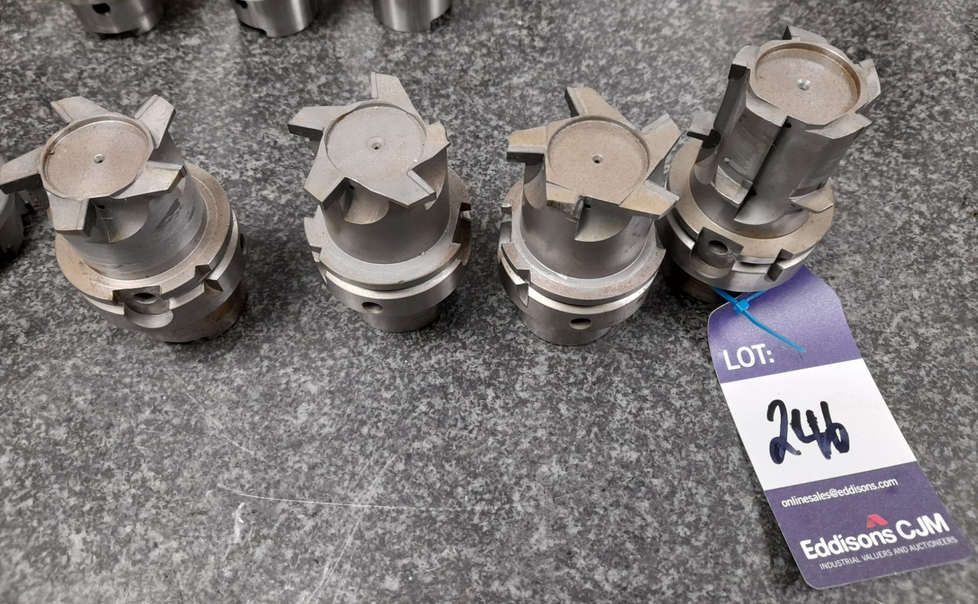 4 x Various Mapal HSK cutters
