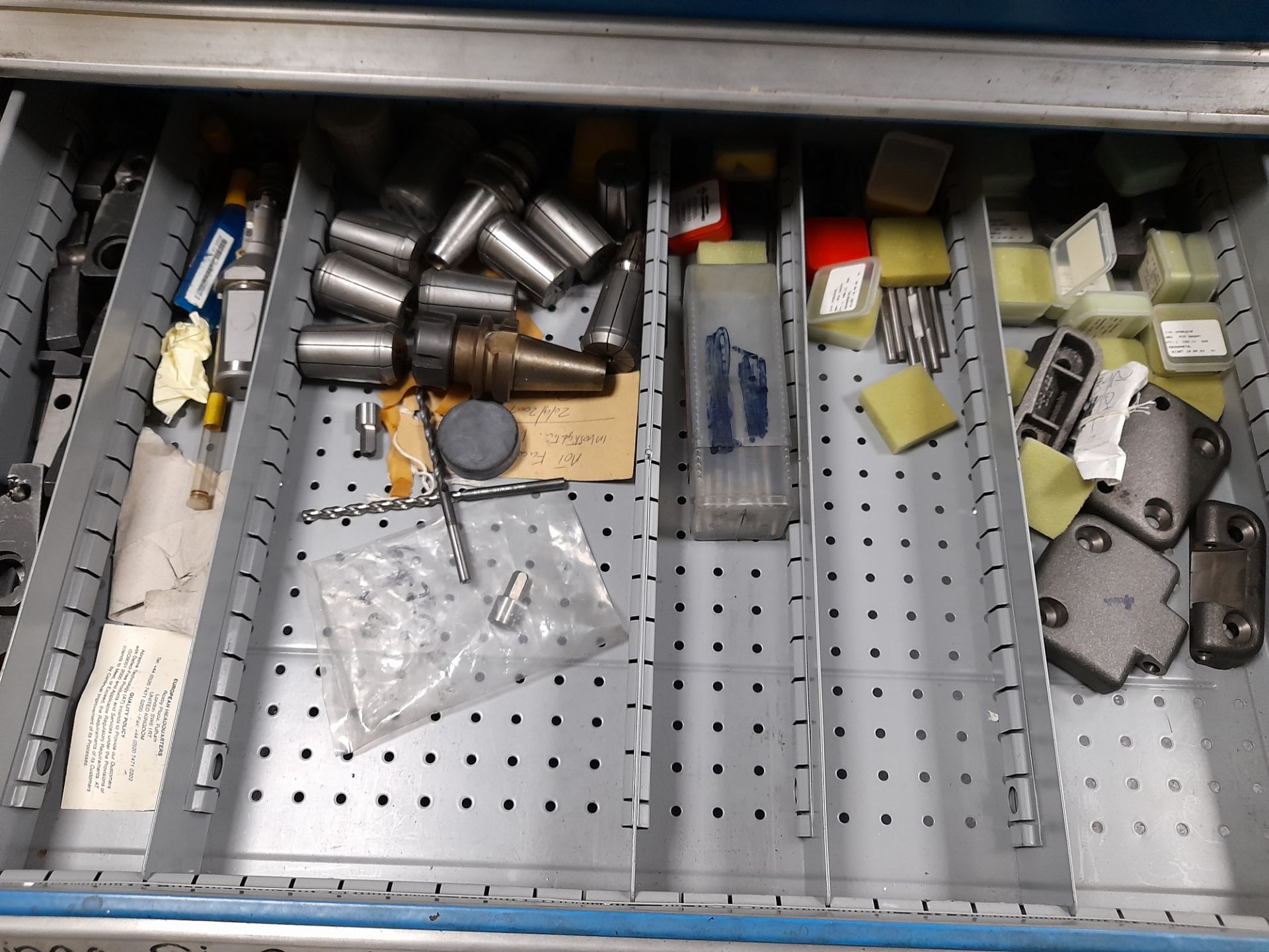 2 x Multi-drawer tool cabinets and contents, to include various hand tools, tooling, tool holders, f - Image 11 of 11