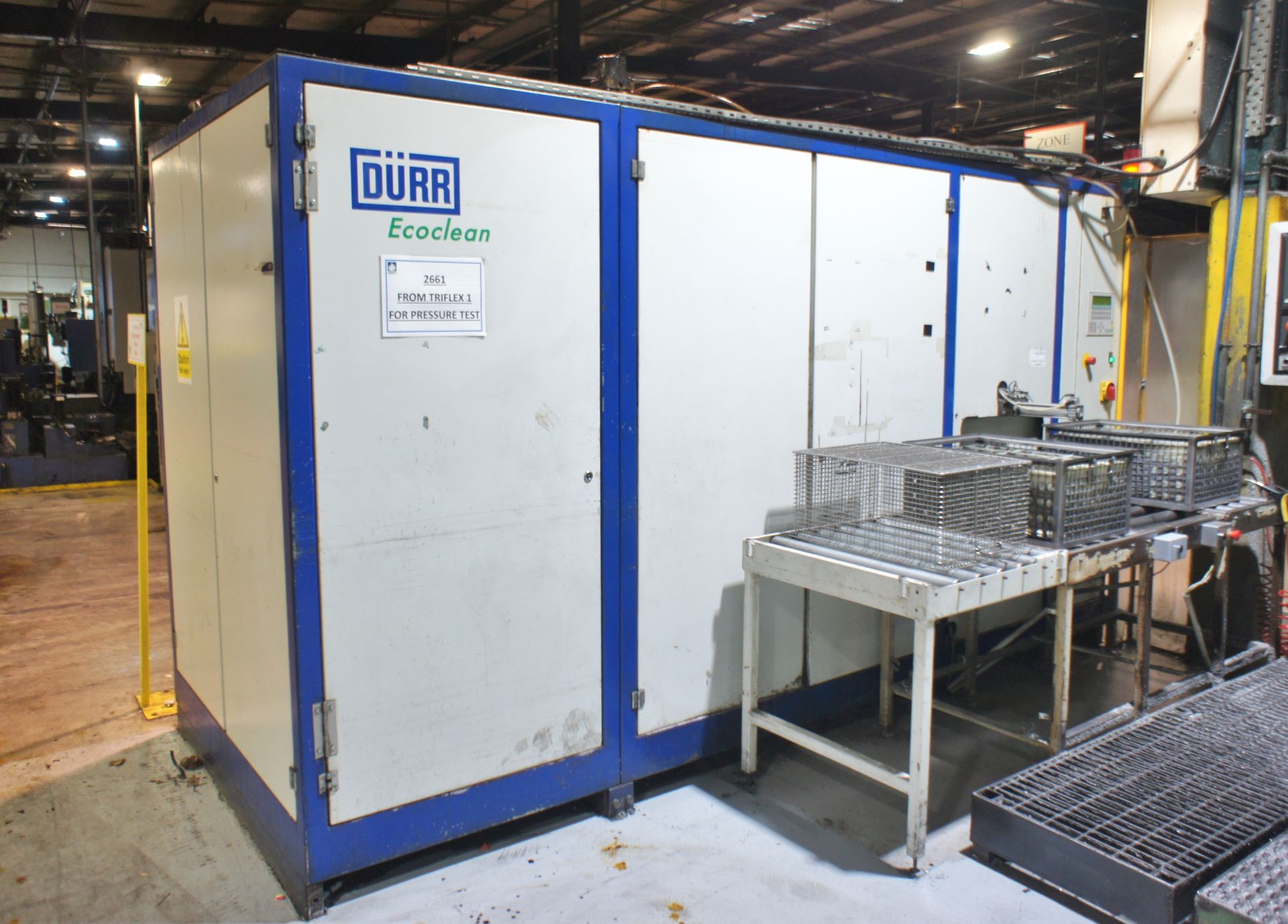 Durr Ecoclean Parts Washer