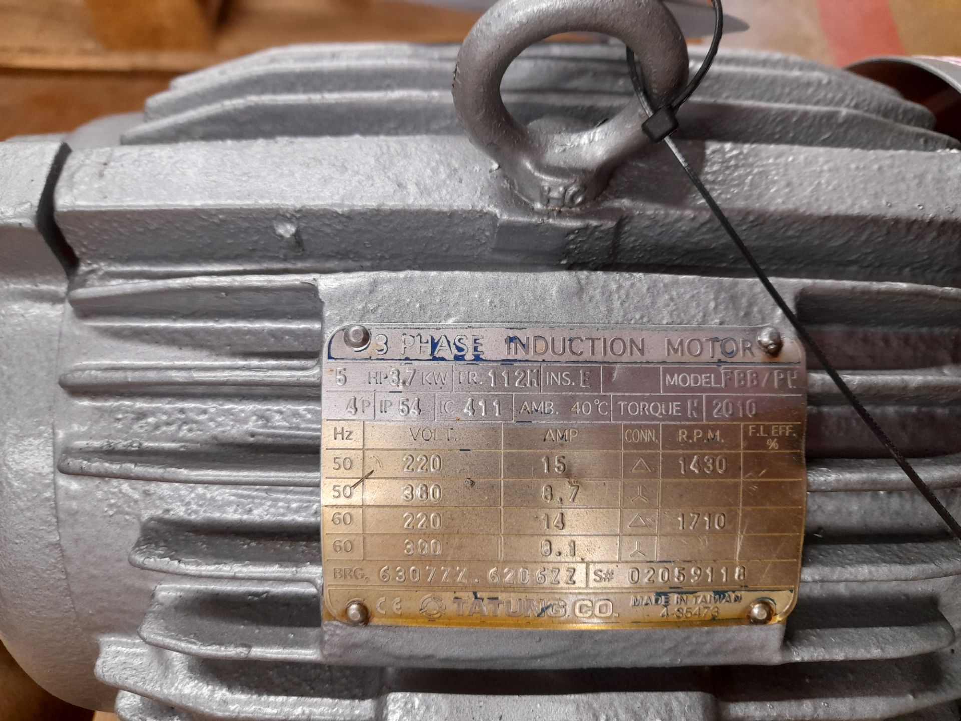 TATUNG FBB/PW 3 plate induction motor (Unused) - Image 2 of 2