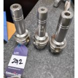 3 x Various HSK extension tool holders