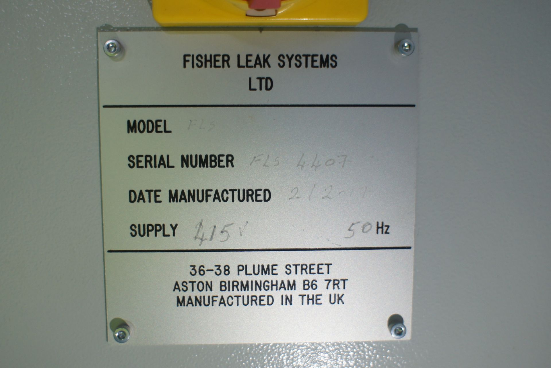 Fisher Pressure Test System - Image 4 of 7