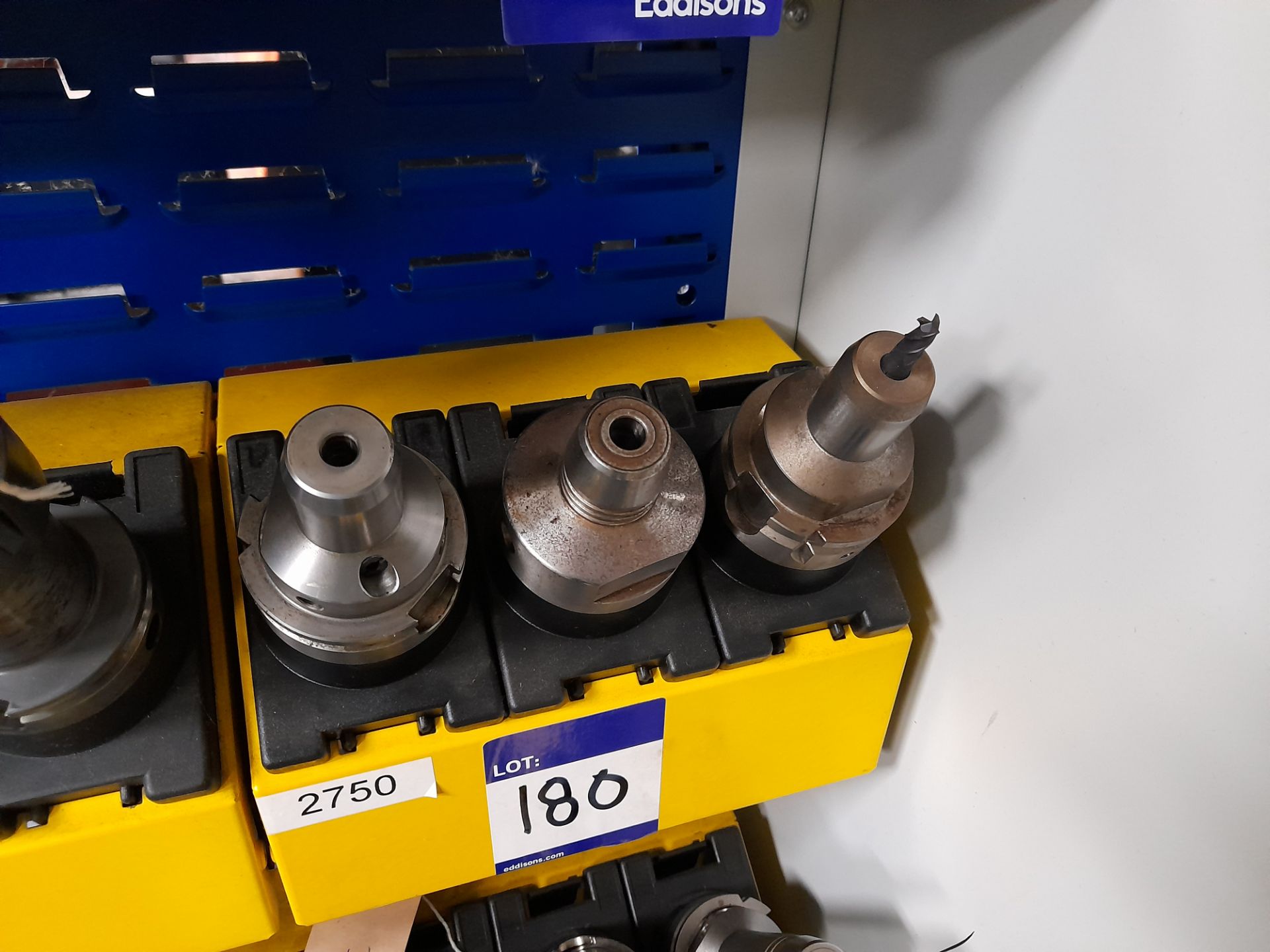 12 x Various HSK CNC tool holders, to yellow holder (rack not included) - Image 5 of 5