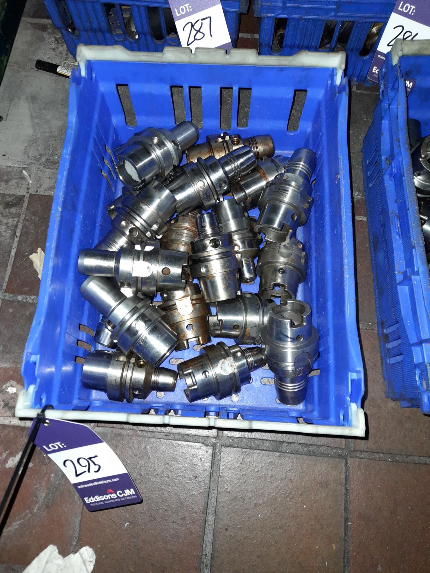 Approximately 20 x HSK extension CNC tool holders - Image 2 of 2