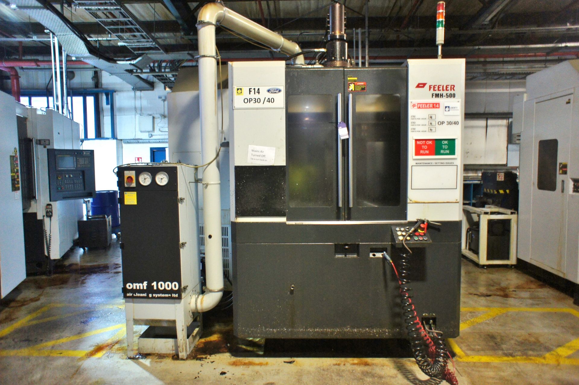 Feeler FMH-500 Horizontal Machining Center - Image 3 of 20