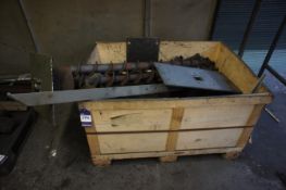 Content to Wooden Crate/ 2 Pallets to include Augers, Braketing and Steel Plates etc